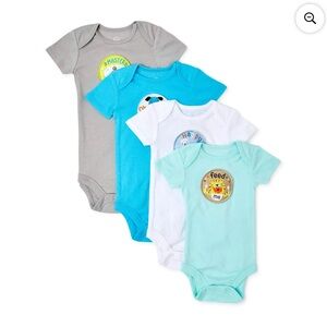 Wonder Nation Baby Boy or Girl Gender Neutral First Year Grow-With-Me Bodysuits